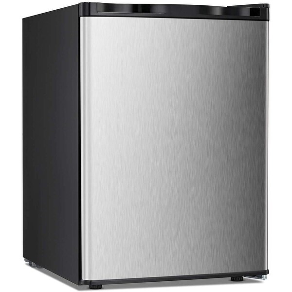 2.1 cu.Compact Upright Freezer Reversible Stainless Steel Door