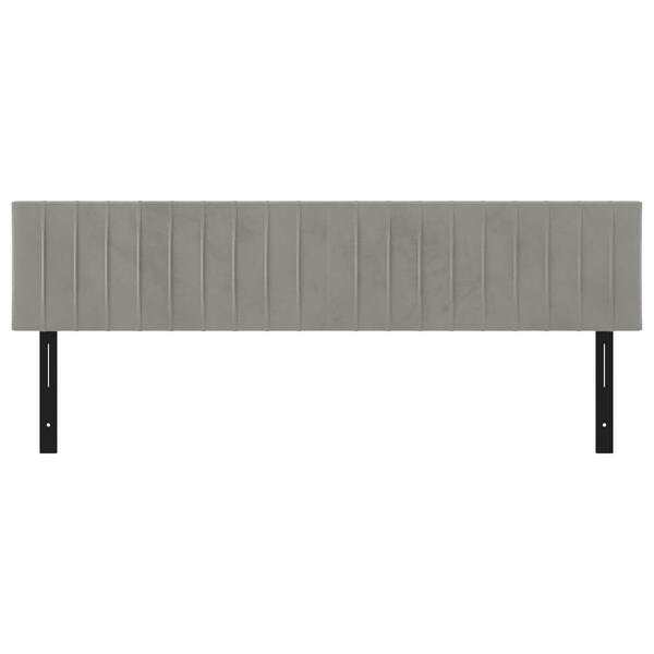 vidaXL Headboard Light Gray 39.4