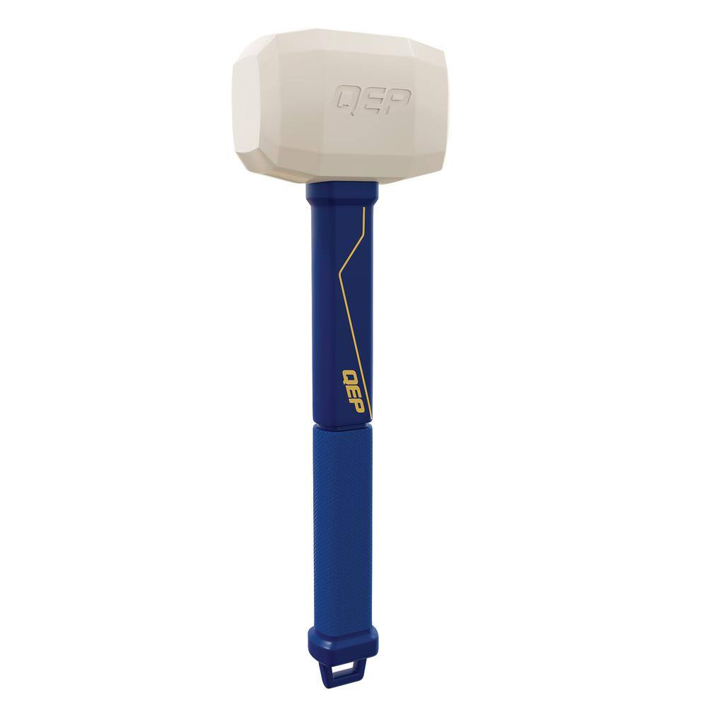 QEP 16 oz. Pro Rubber Floor Mallet with 11.5 in. Plastic Handle 61625