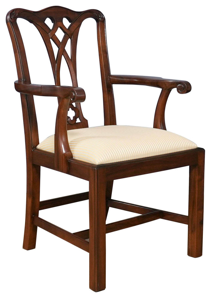 Country Chippendale Arm Chair   Traditional   Dining Chairs   by Niagara Furniture  Houzz