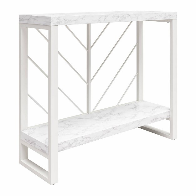 Brielle Console Table Marble Cosmoliving By Cosmopolitan