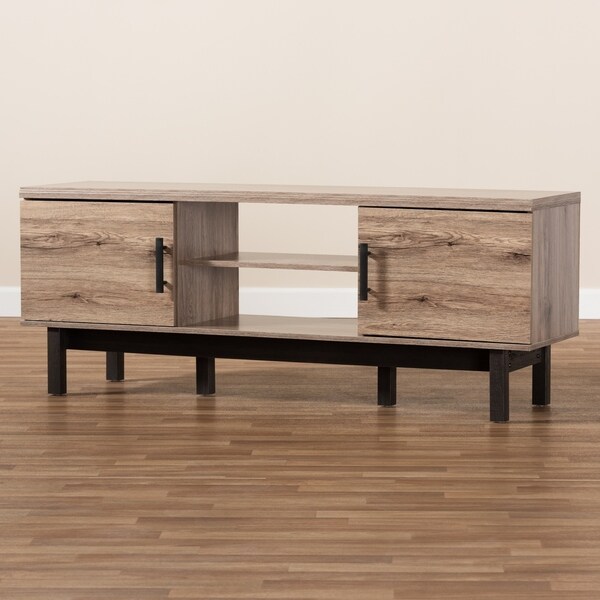 Contemporary 2-Door TV Stand