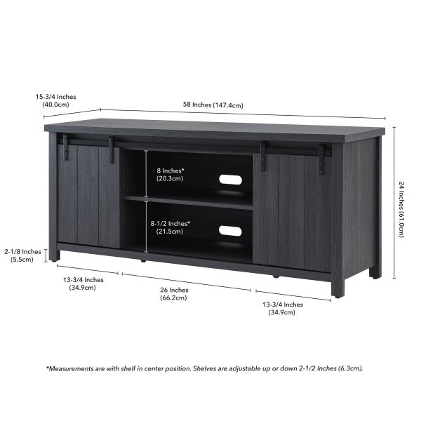 Deacon Rectangular TV Stand for TV's up to 65