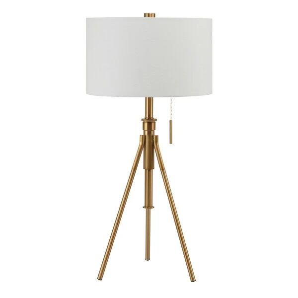 Furniture of America Fali Contemporary Metal Accent Tripod Table Lamp