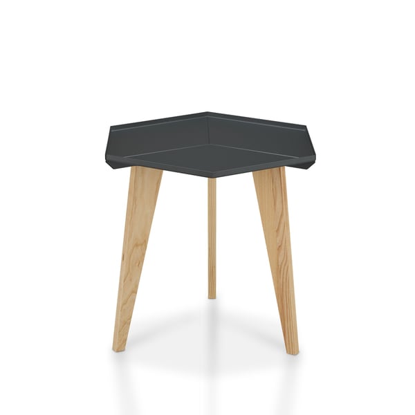 Furniture of America Keln Contemporary 19-inch Geometric Side Table