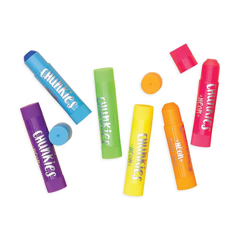 Ooly Chunkies Paint Sticks Neon - Set of 6