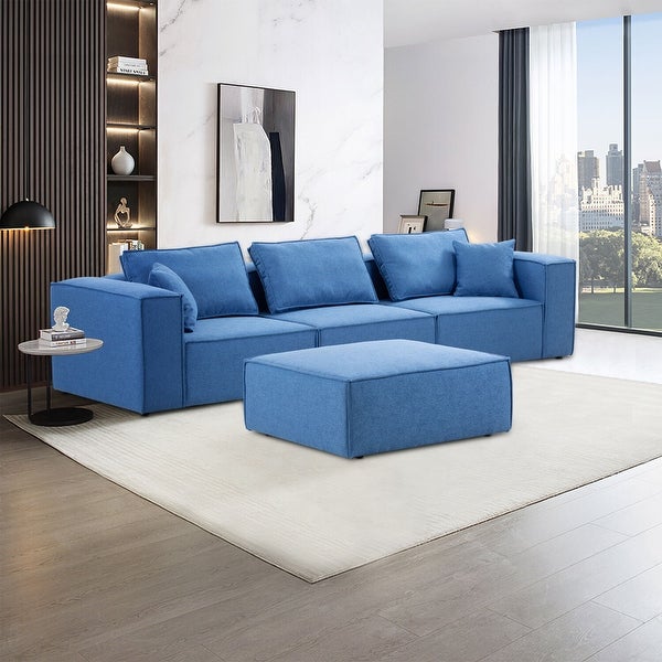 Williamspace Modern Upholstered Sectional Sofa for Living Room