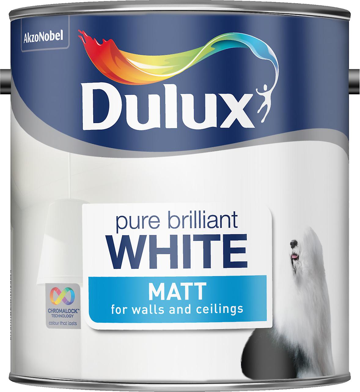 Dulux Matt Emulsion Paint 2.5L White