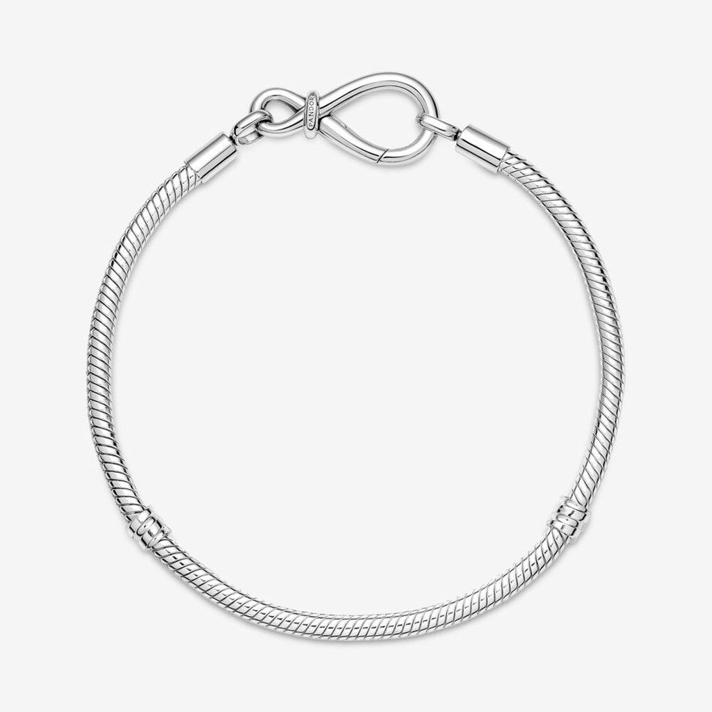 PANDORA  Pandora Moments Infinity Knot Snake Chain Bracelet