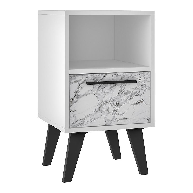 Manhattan Comfort Amsterdam 1-Shelf Nightstand