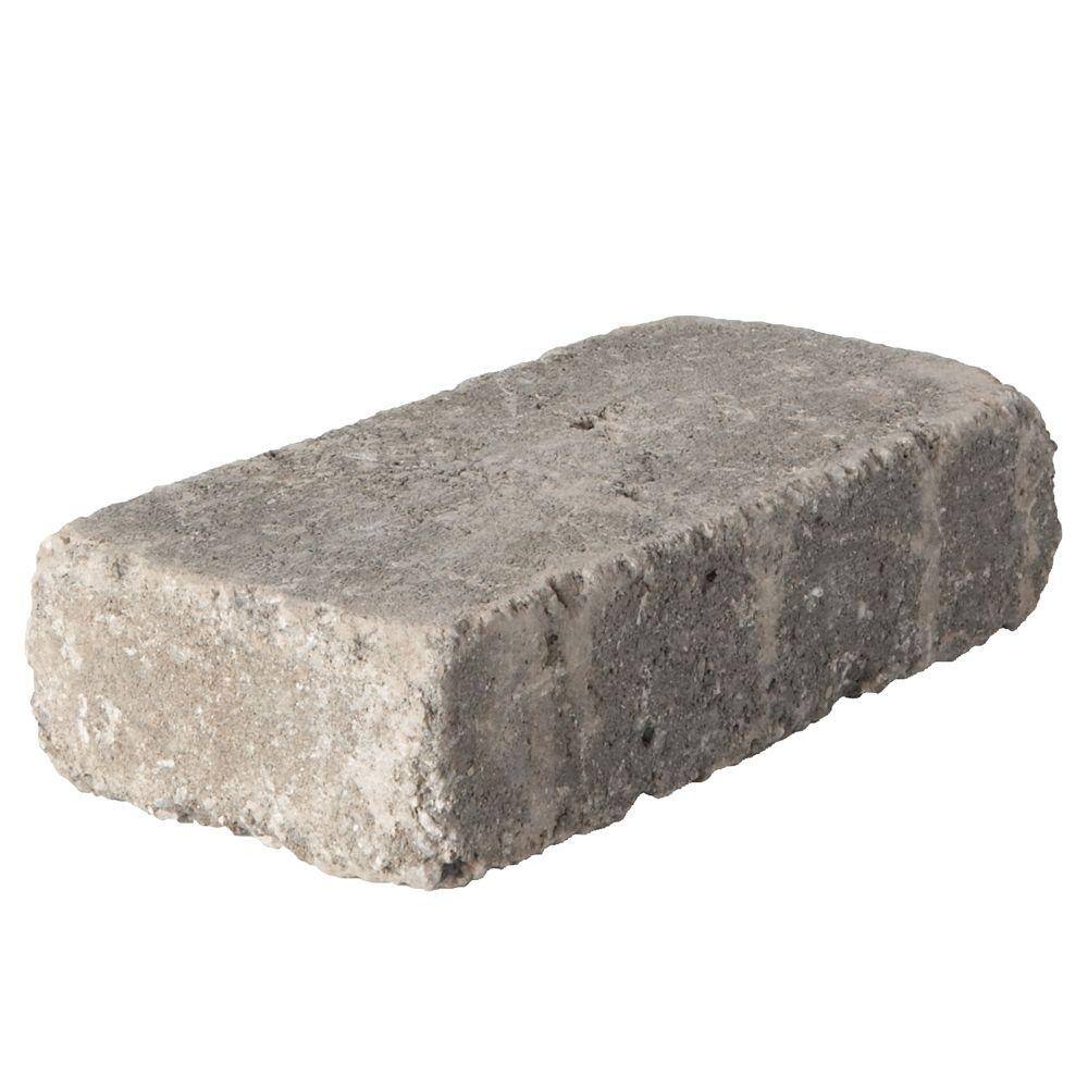 Pavestone RumbleStone Mini 7 in. x 3.5 in. x 1.75 in. Greystone Concrete Paver (576 Pcs.  98 Sq. ft.  Pallet) 91334