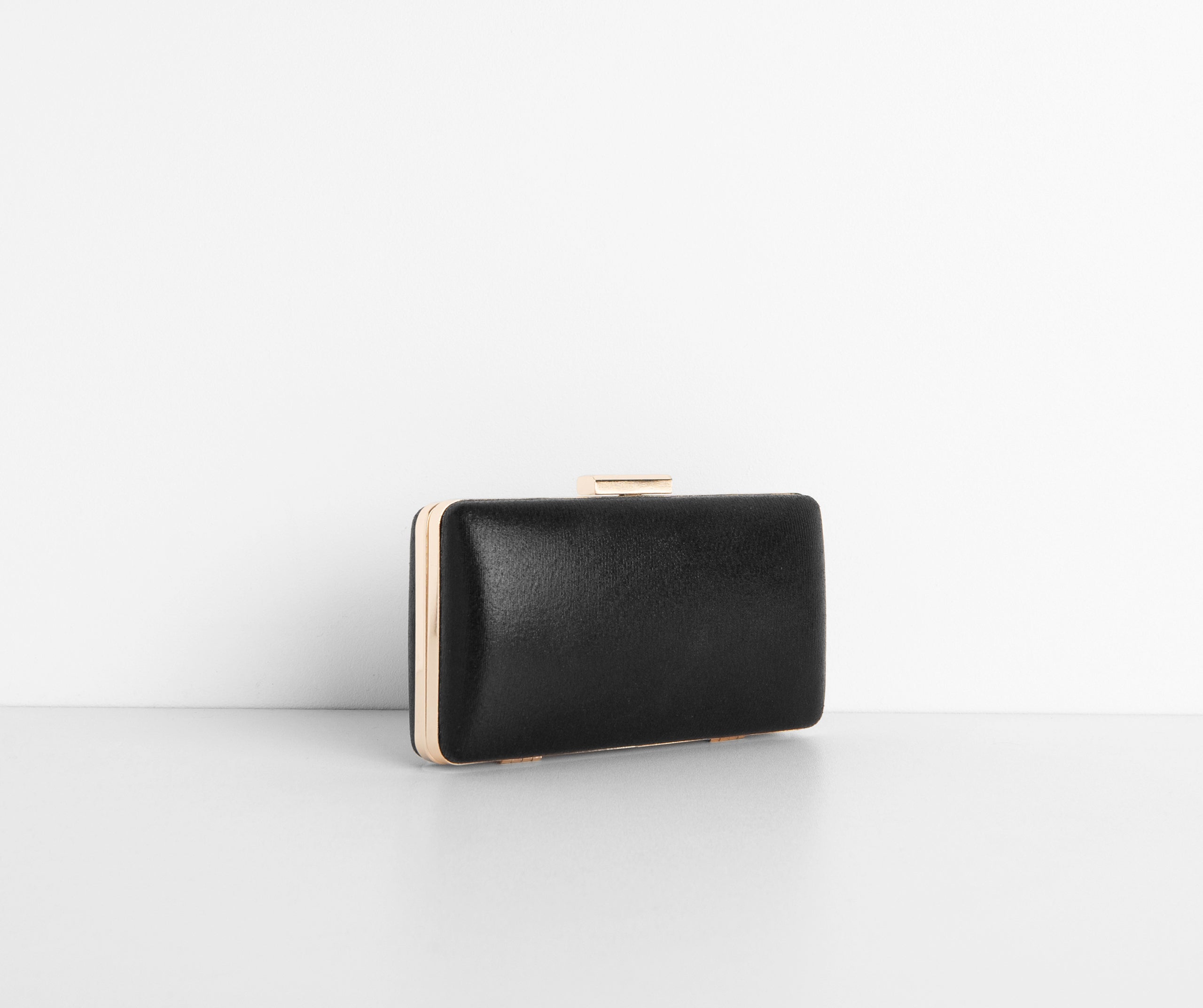 Satin Box Clutch