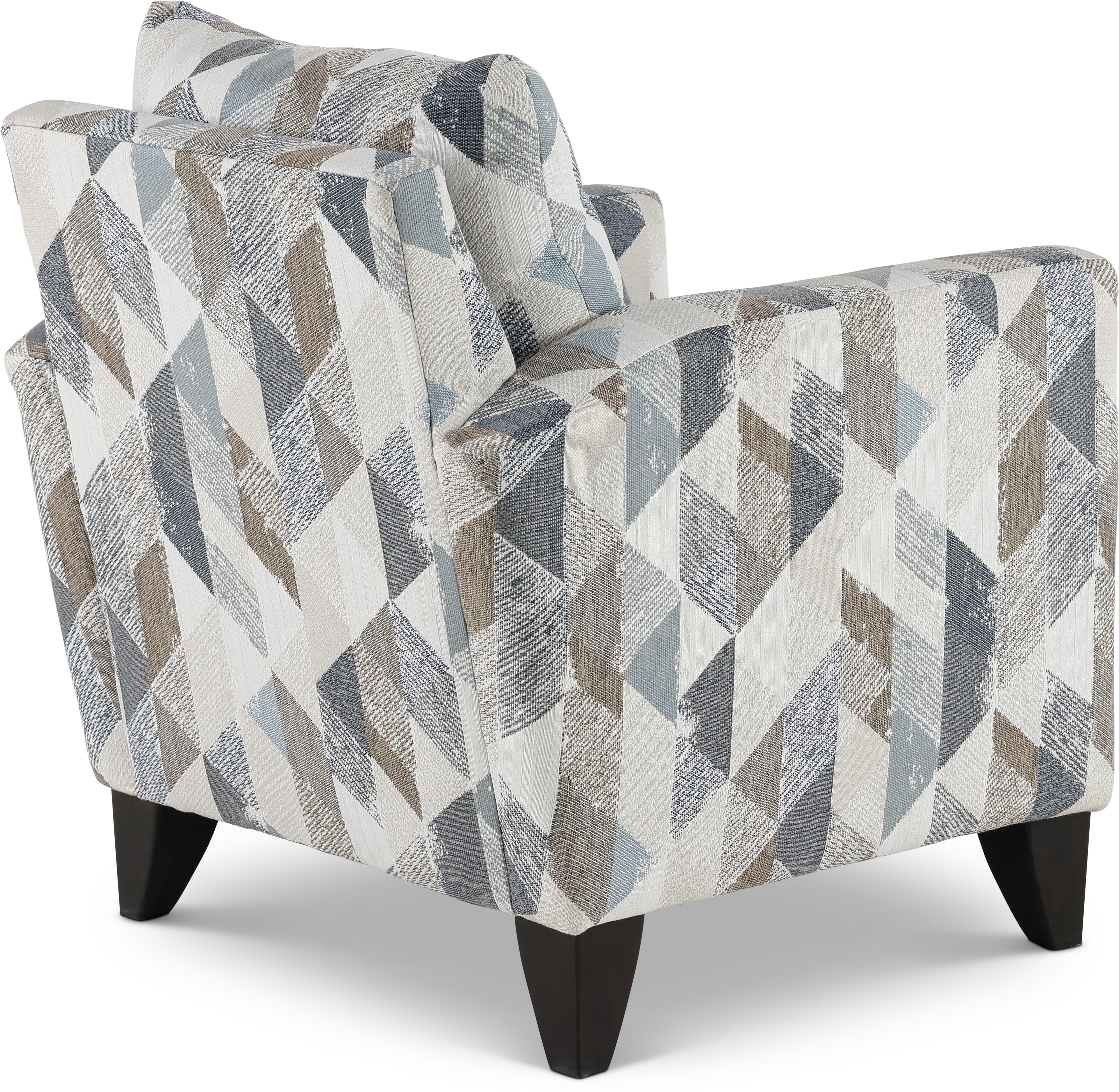 Bryn Triangle Pattern Accent Chair