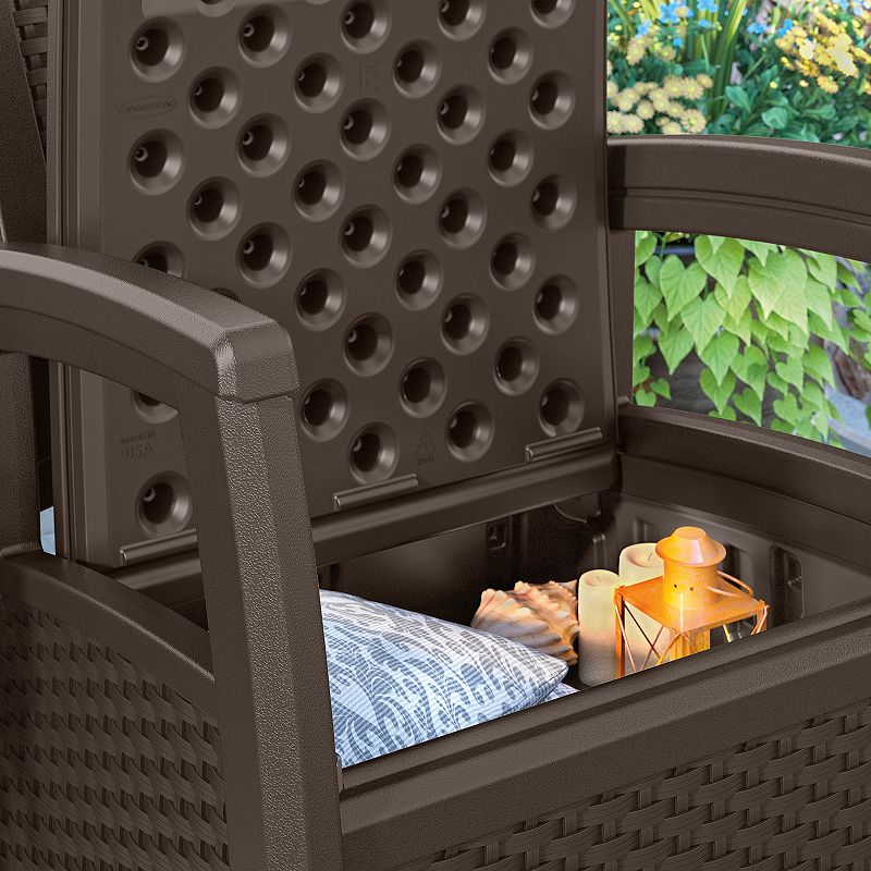 Suncast Elements Outdoor Storage Club Chair