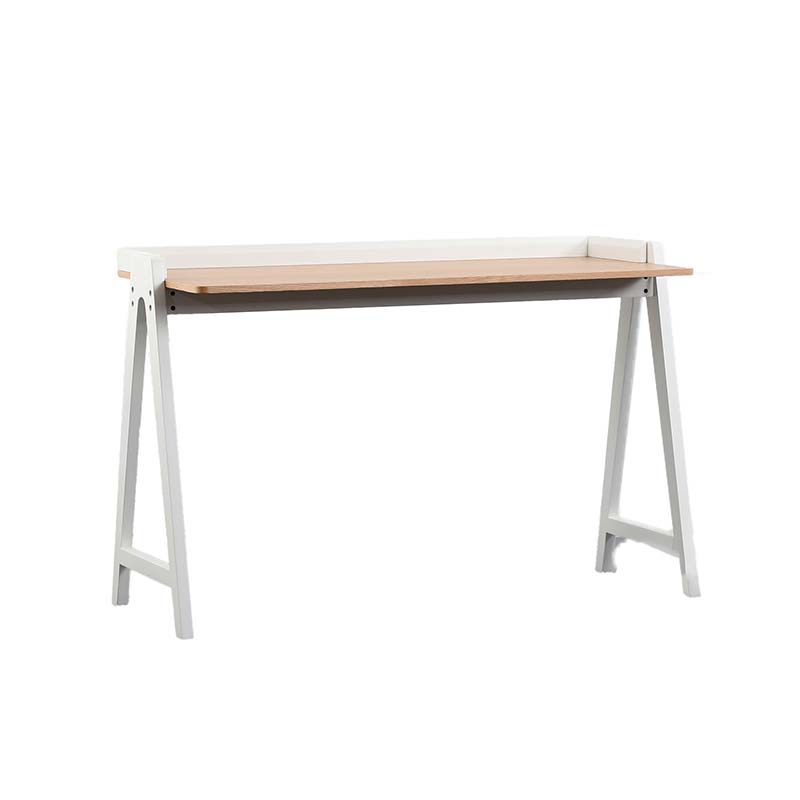 YARA Study Desk 118cm - White & Natural