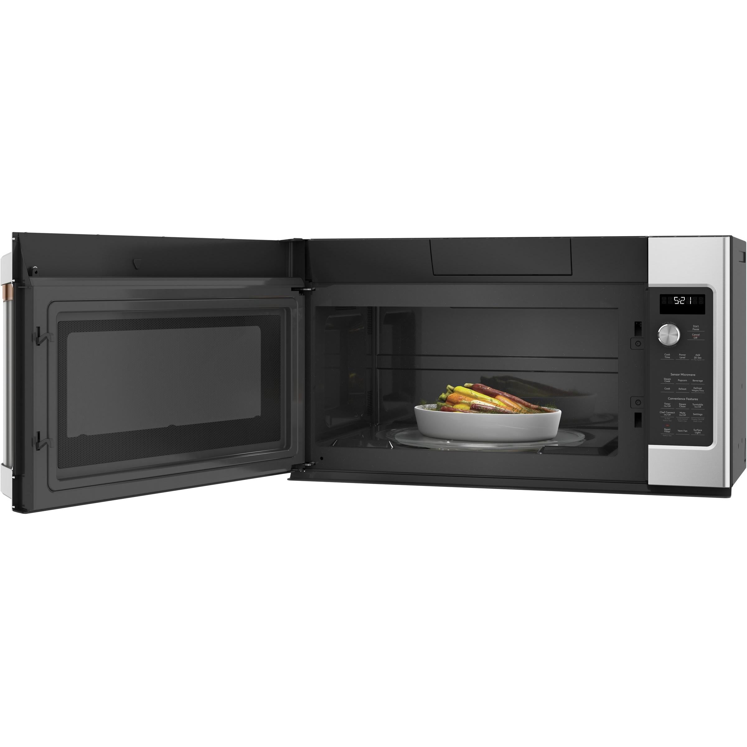 Café 30-inch, 2.1 cu.ft. Over-the-Range Microwave Oven CVM521P2MS1