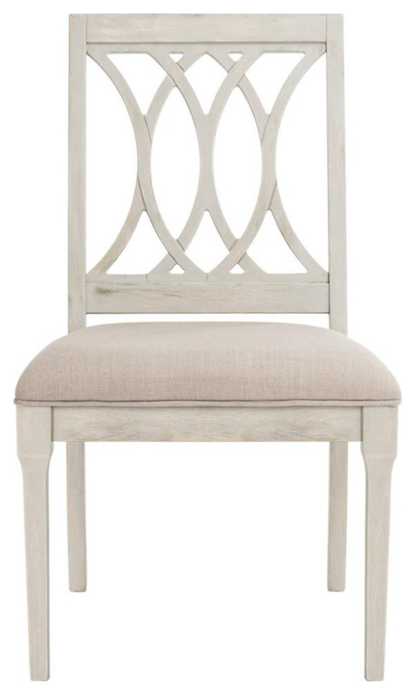 Venus19  x27 x27Linen Side Chair set of 2 Taupe / Rustic Grey   Farmhouse   Dining Chairs   by AED Luxury Home Decor  Houzz