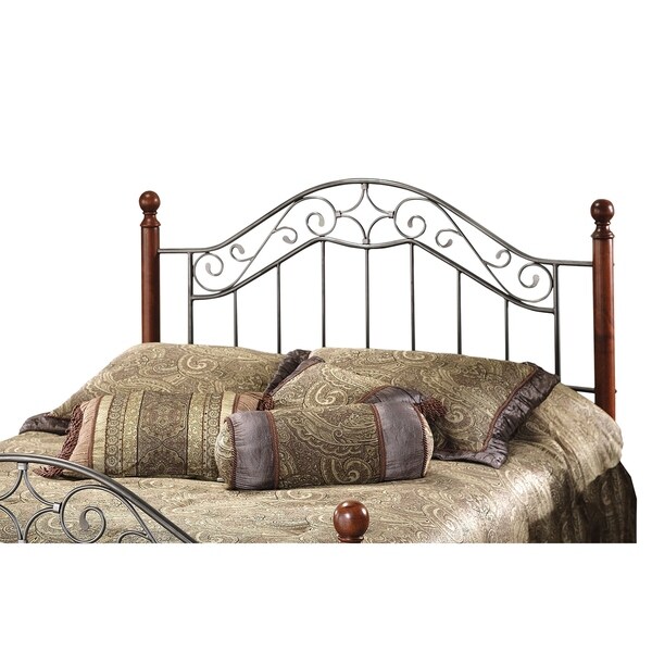 Copper Grove Baesweiler Metal and Wood Headboard - - 28123809