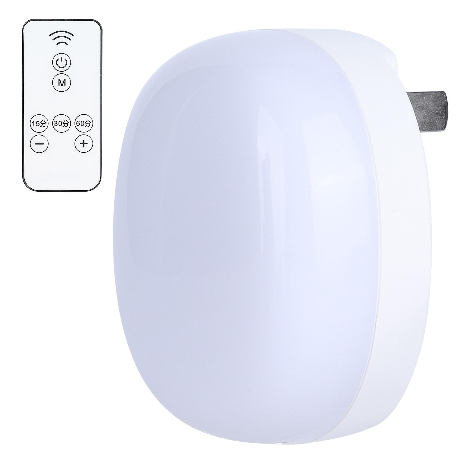 Remote Control Night Light Brightness Adjustable Smart LED Plug in Nightlight for Bedroom Hallway Kitchen CN Plug 220V