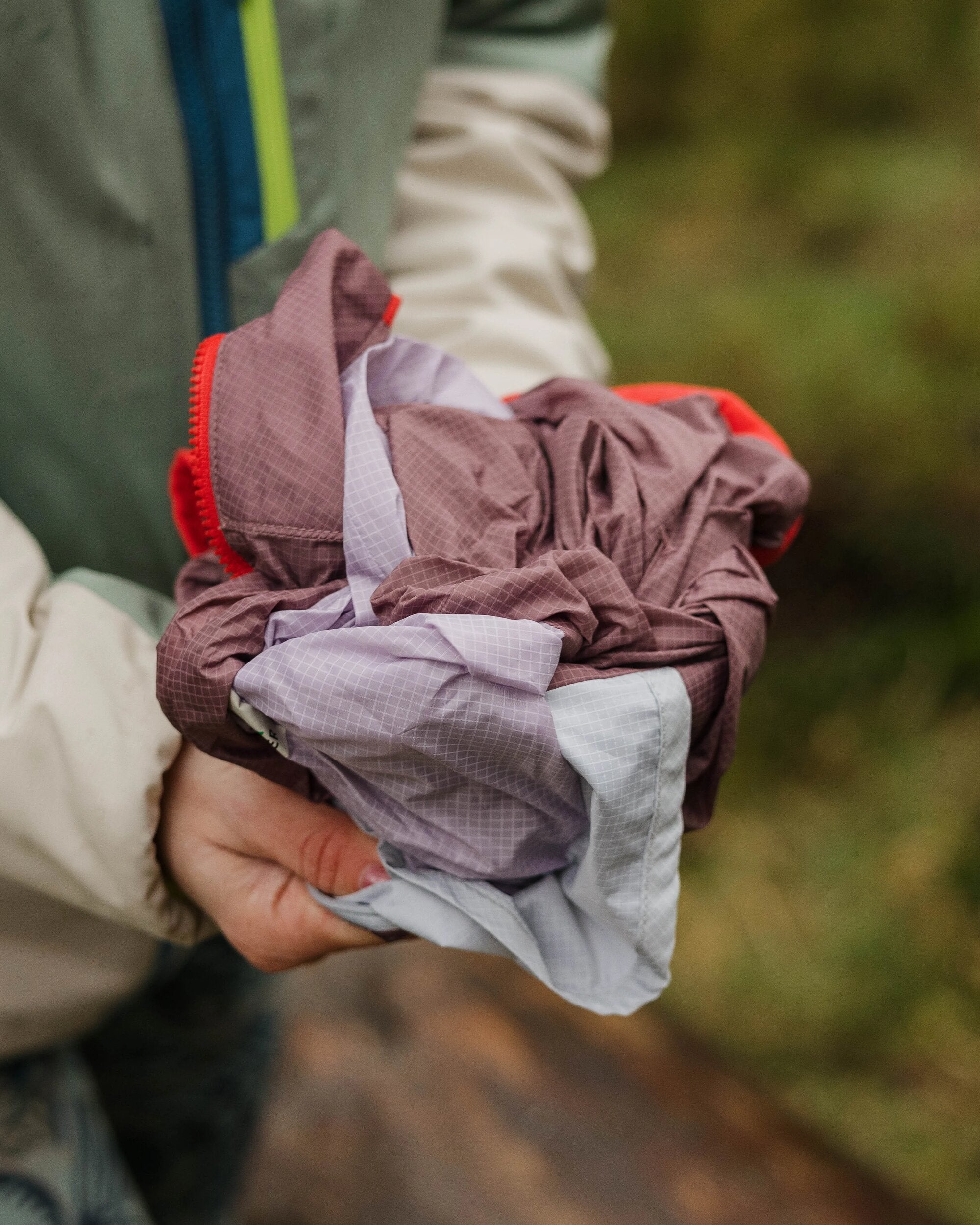 Viento Recycled Windshell Smock - Lilac Mist/Grape