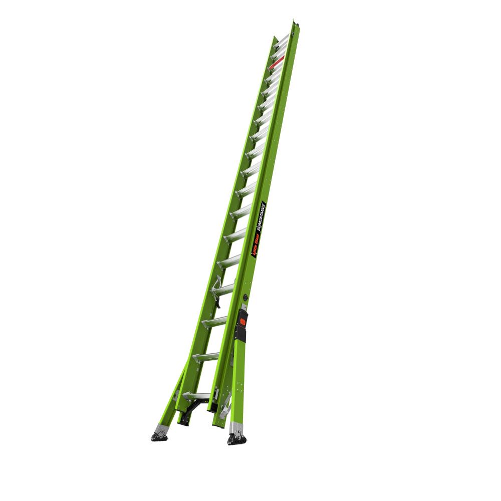 HyperLite SumoStance, 36 Ft. - IA - Fiberglass Extension Ladder