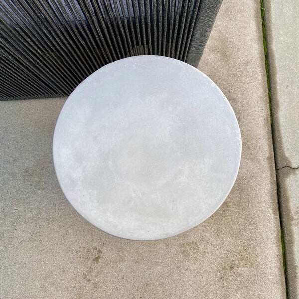 DreamPatio Alamanche Concrete Accent Stool