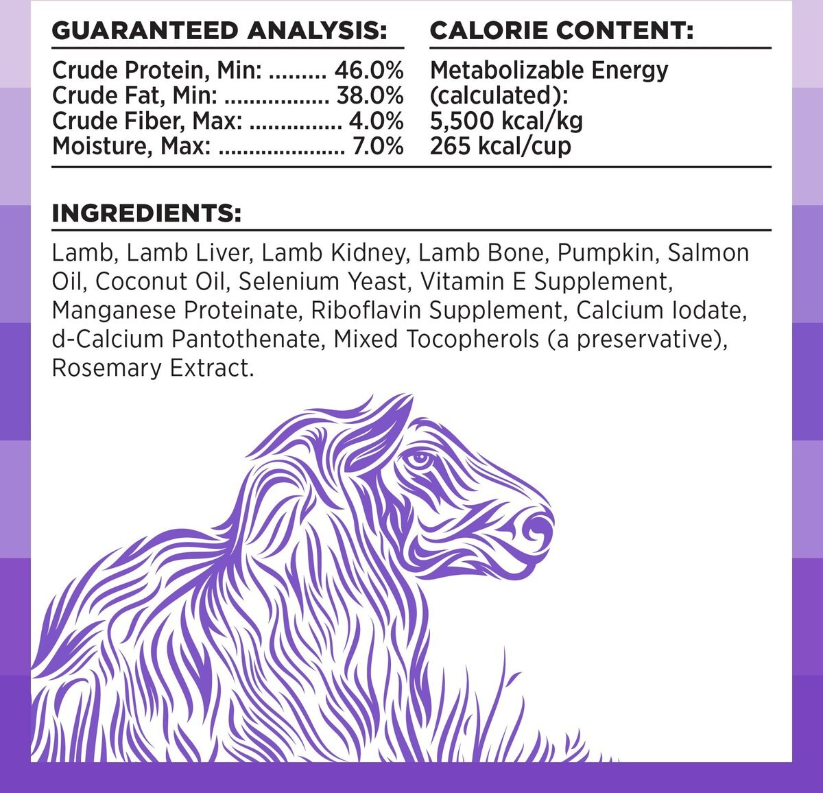 BIXBI Rawbble Lamb Recipe Grain-Free Freeze-Dried Dog Food