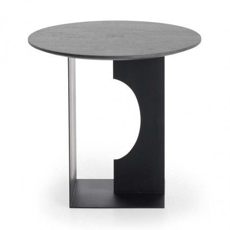 Table d'appoint en teck noir vernis Arc Ethnicraft - Mobilier intérieur - Mobilier - GRIIN