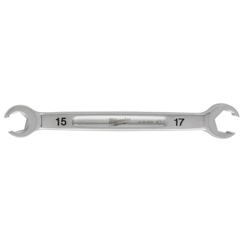 Milwaukee 15mm X 17mm Double End Flare Nut Wrench 45-96-8353 from Milwaukee