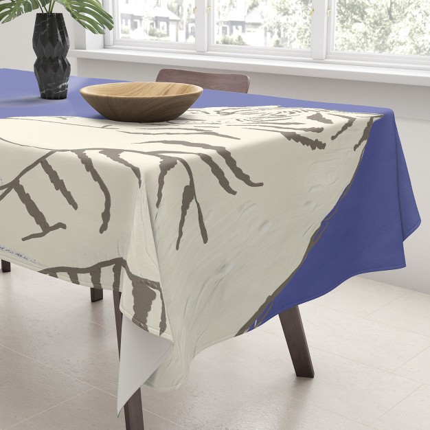 Emanuela Carratoni Painted Tiger Tablecloth deny Designs