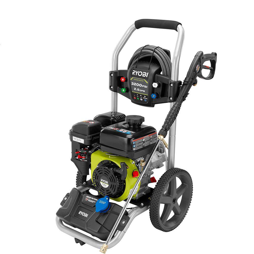 RYOBI 3200 PSI 2.5 GPM 212cc Gas Pressure Washer RY80588A