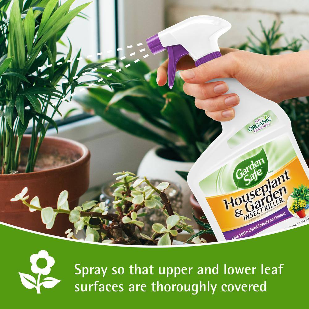 Garden Safe 32 oz. Houseplant and Garden Insect Killer Ready-to-Use HG-93214