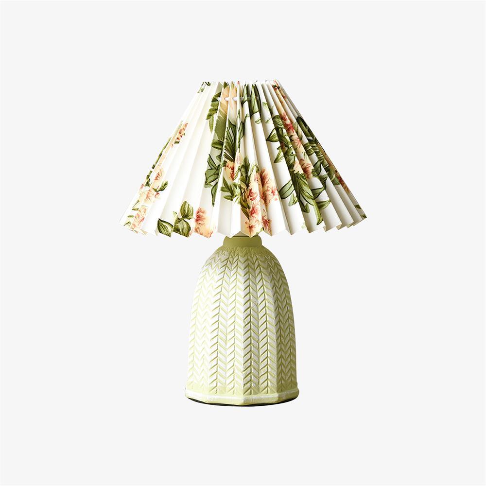 Vintage Pleated Table Lamp