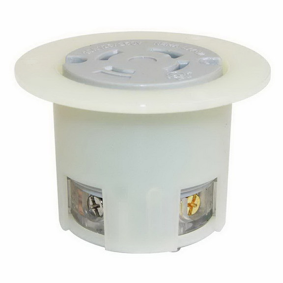 Superior Electric YGF043F Twist Lock Receptacle Fl...