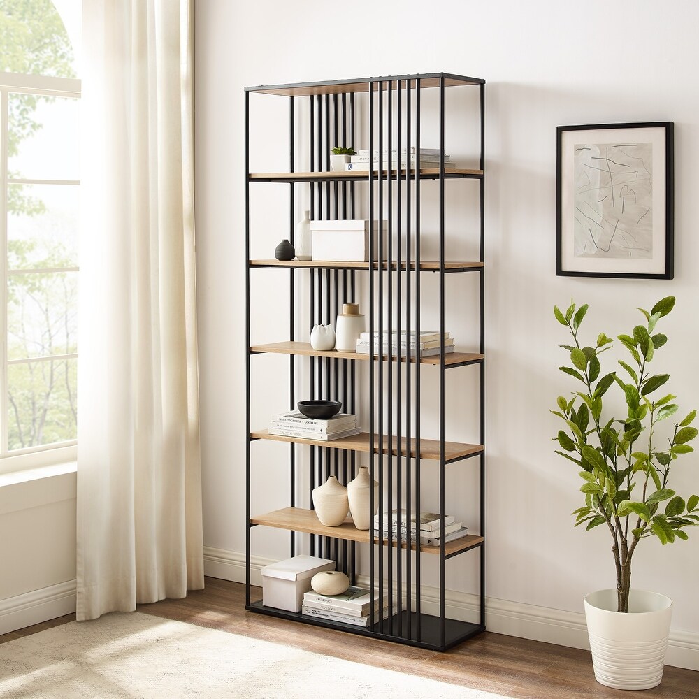 Middlebrook Designs Contemporary Open Slat Bookshelf