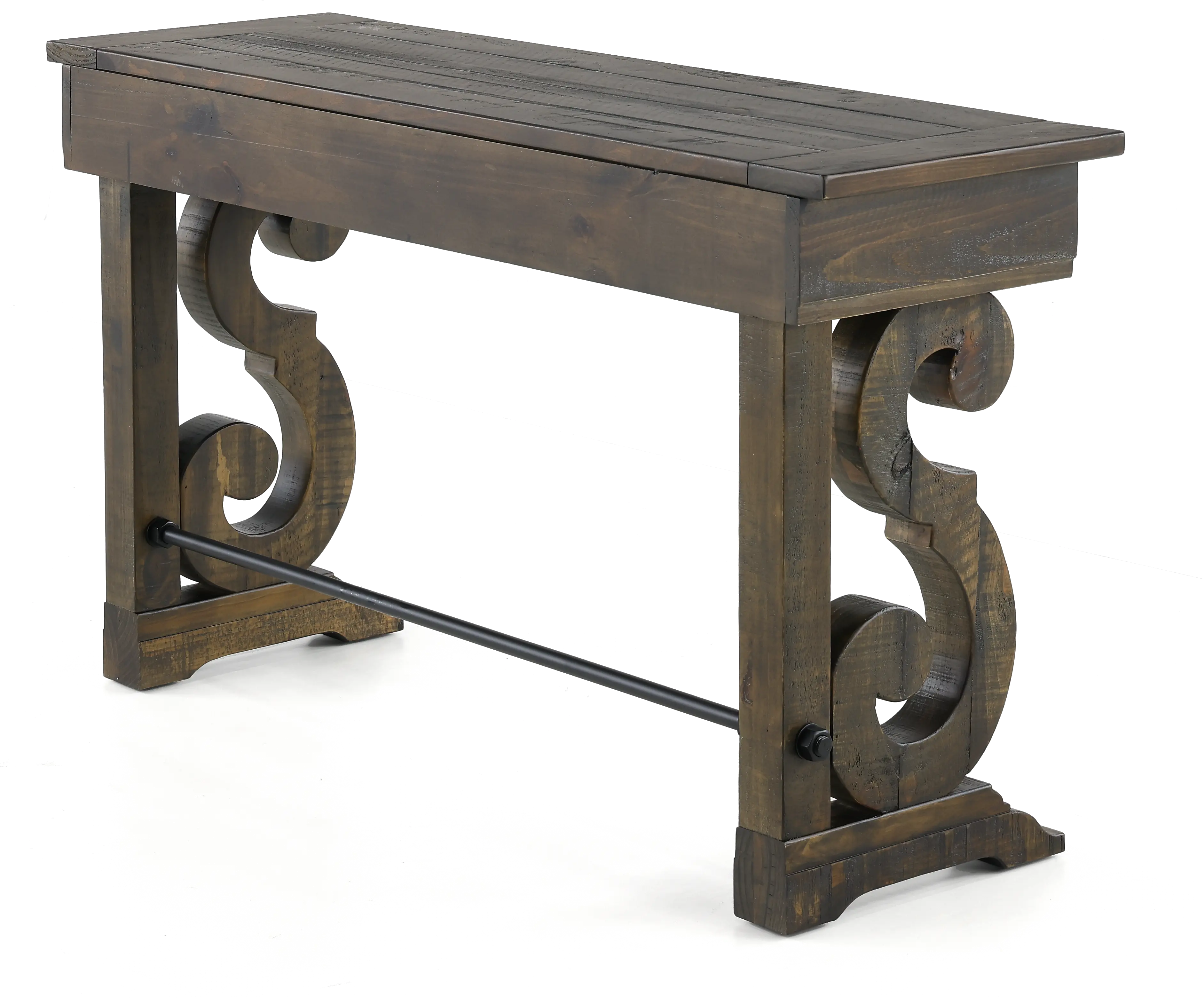 Ballamy Weathered Pine Console Table