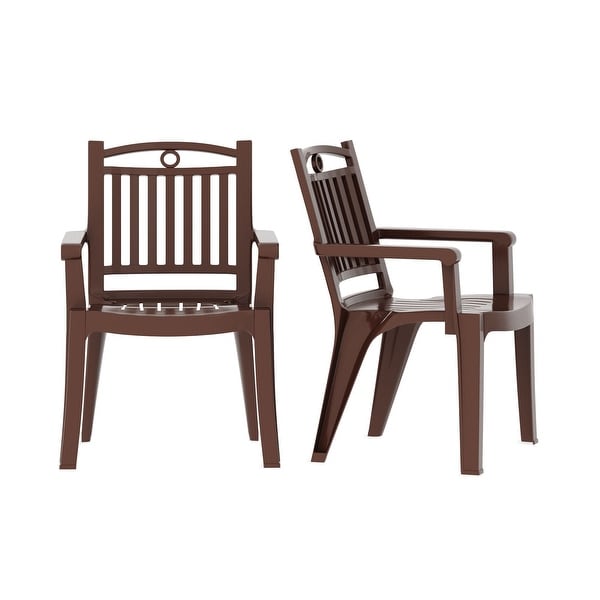 Windsor Chairs and Marcella Table 3Piece Outdoor Dining Set