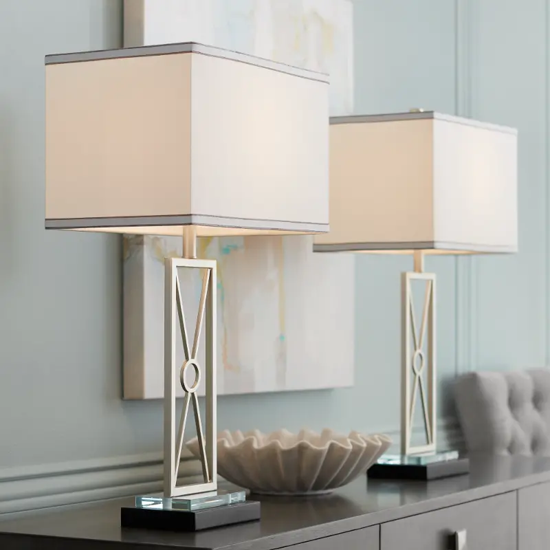 Reflections Modern Table Lamps， Set of 2