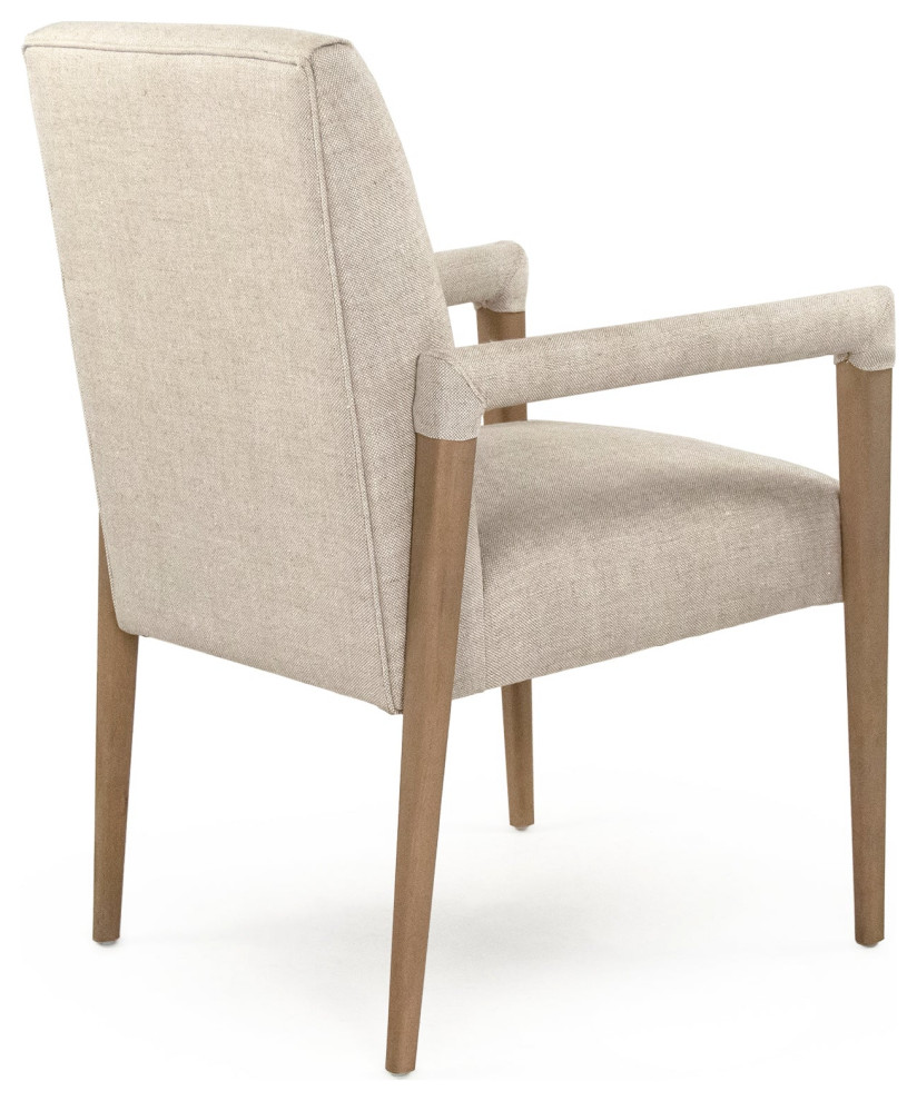 Jackson Arm Chair   Farmhouse   Armchairs And Accent Chairs   by Hudson Home Decor  Houzz