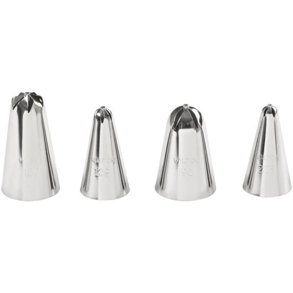 Wilton 418 4569 Cake Decorating Tip Set for Drop F...