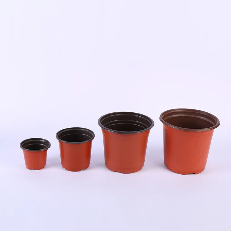 Hot  sell  Durable Home Garden Supplies Flowerpot Multiple Sizes Nursery Succulents Planter Transplant Plastic Flower Pot