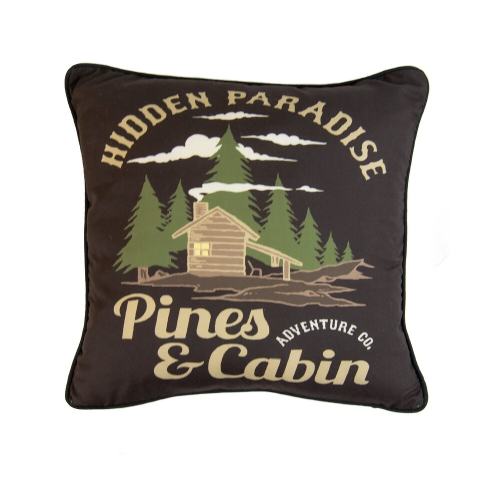 Cedar Lodge Hidden Paradise Decorative Pillow by Donna Sharp