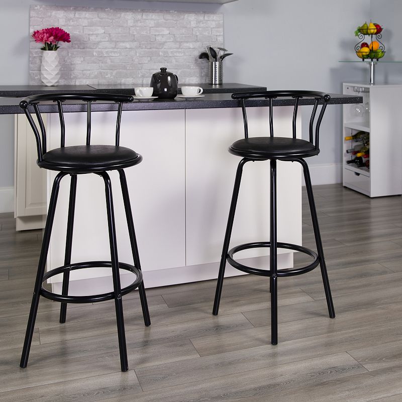 Flash Furniture Crown Back Bar Stool