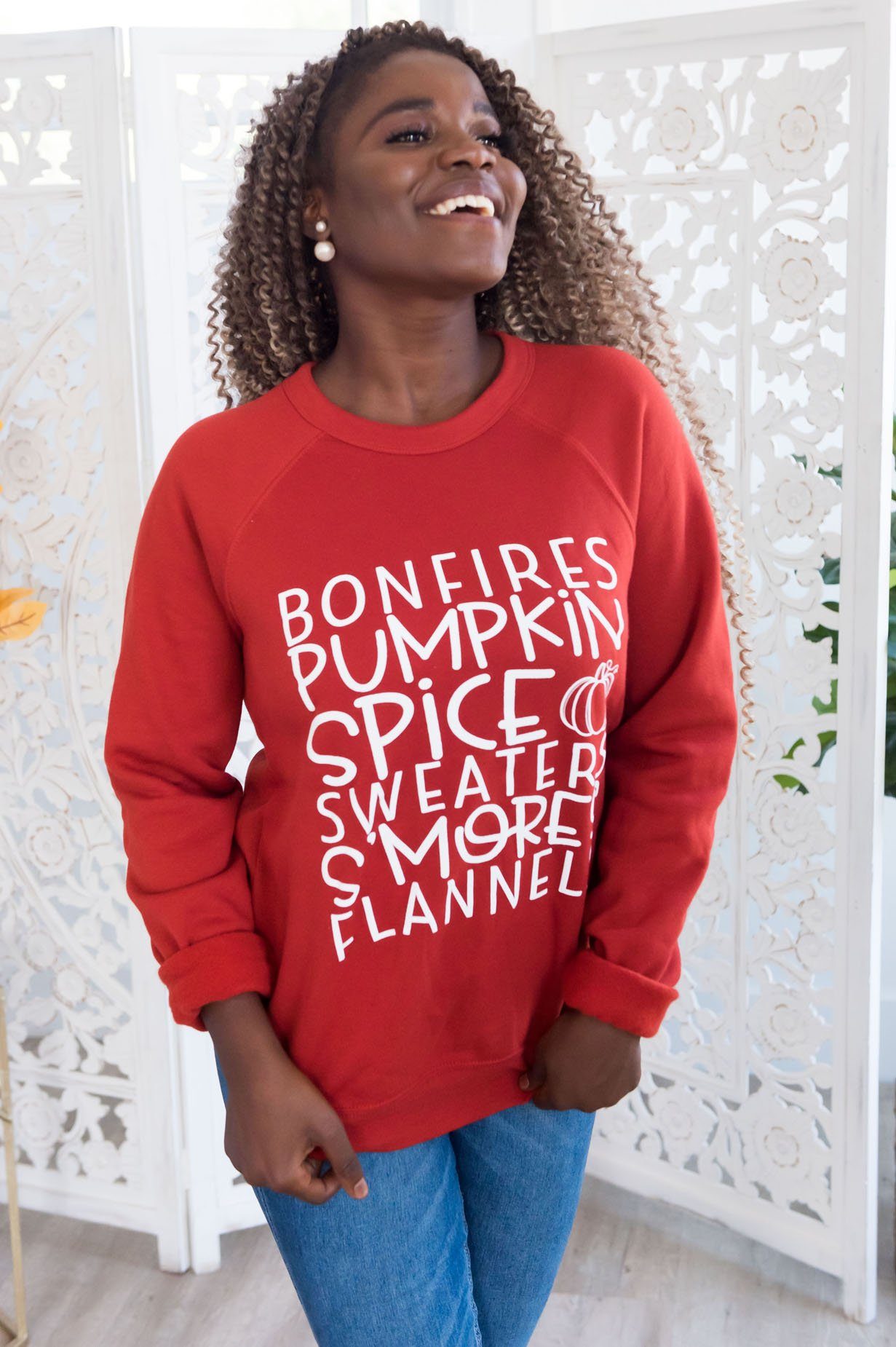 It's All About Fall Modest Sweatshirt