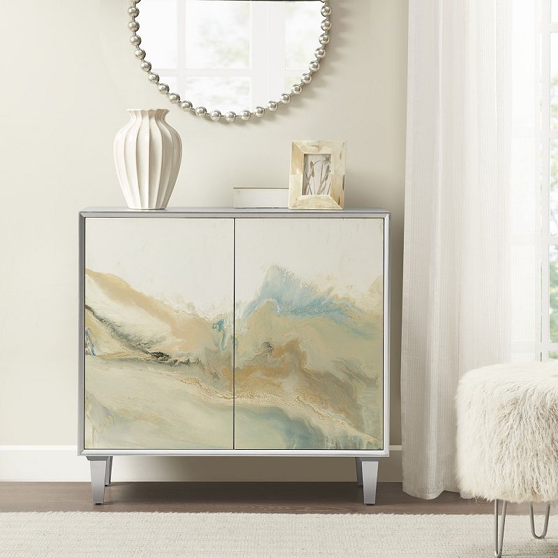 Madison Park Chandler Abstract Modern Storage Cabinet