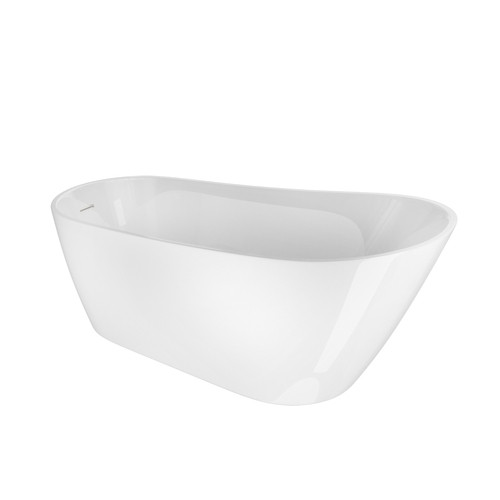 Acrylic Freestanding Soaking Bathtub 55 white W54...