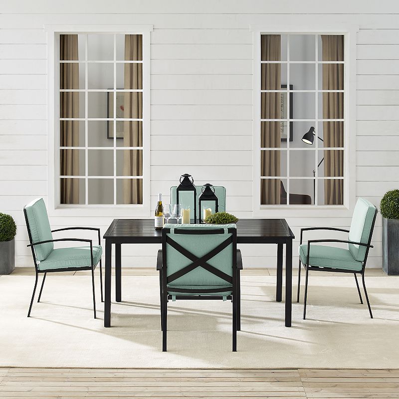 Crosley Kaplan 5-Piece Outdoor Metal Dining Set