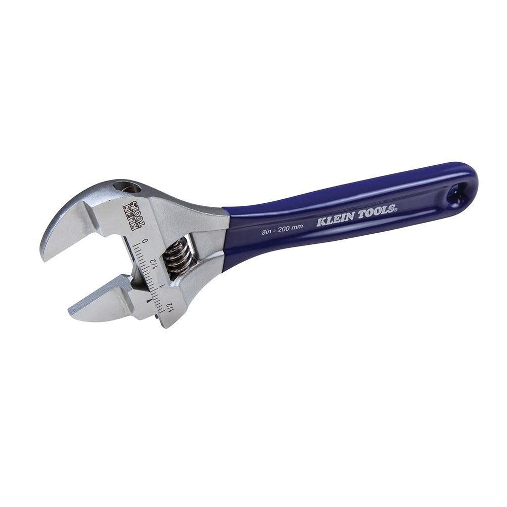 Klein Tools Slim-Jaw Adjustable Wrench 8