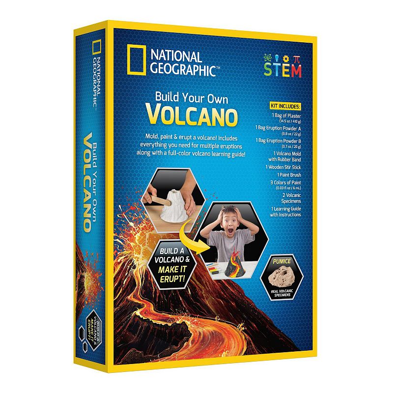 National Geographic Build Your Own Volcano Science Kit