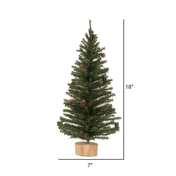 Vickerman 18 Carmel Pine Artificial Christmas Tree，Unlit